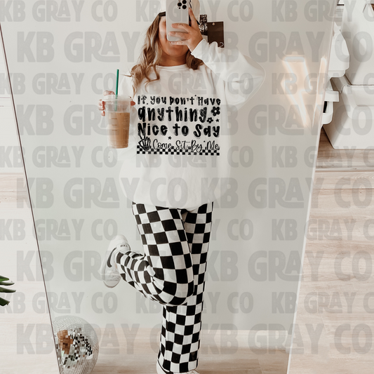 If you don’t have anything nice to say