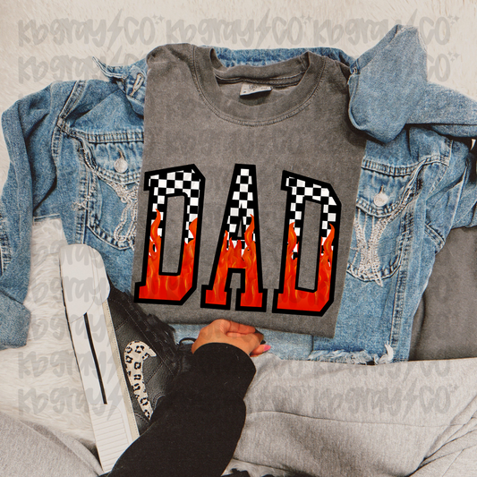 Dad flames