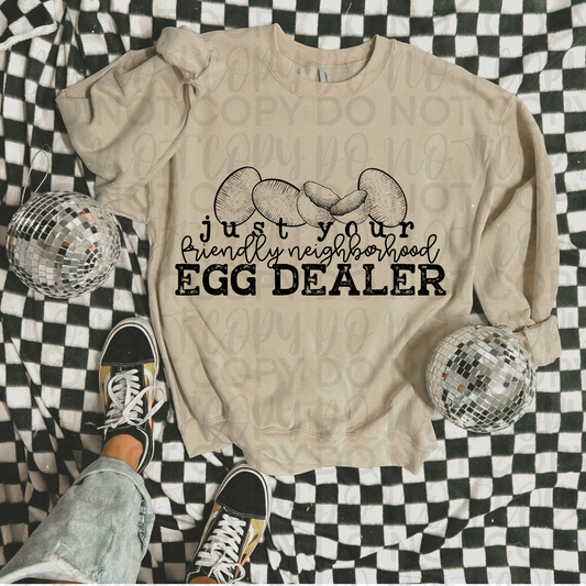 Neighborhood egg dealer