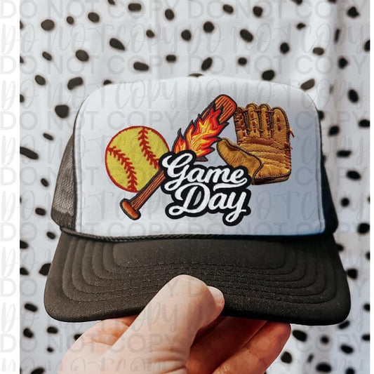 Game day Softball Trucker Hat