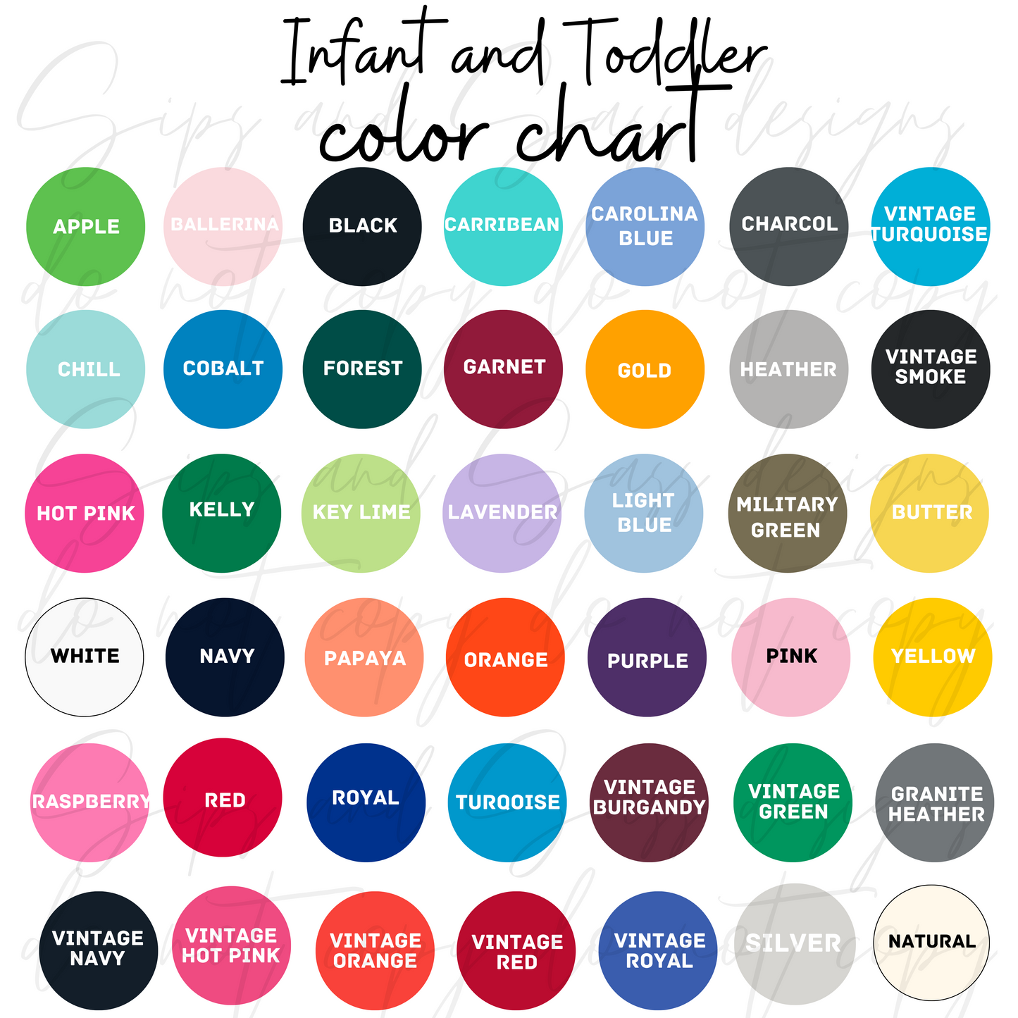 Mini infant toddler and youth