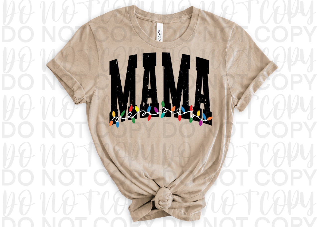 Mama Christmas Lights