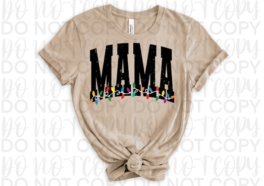 Mama Christmas Lights