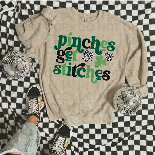 Pinches get stitches