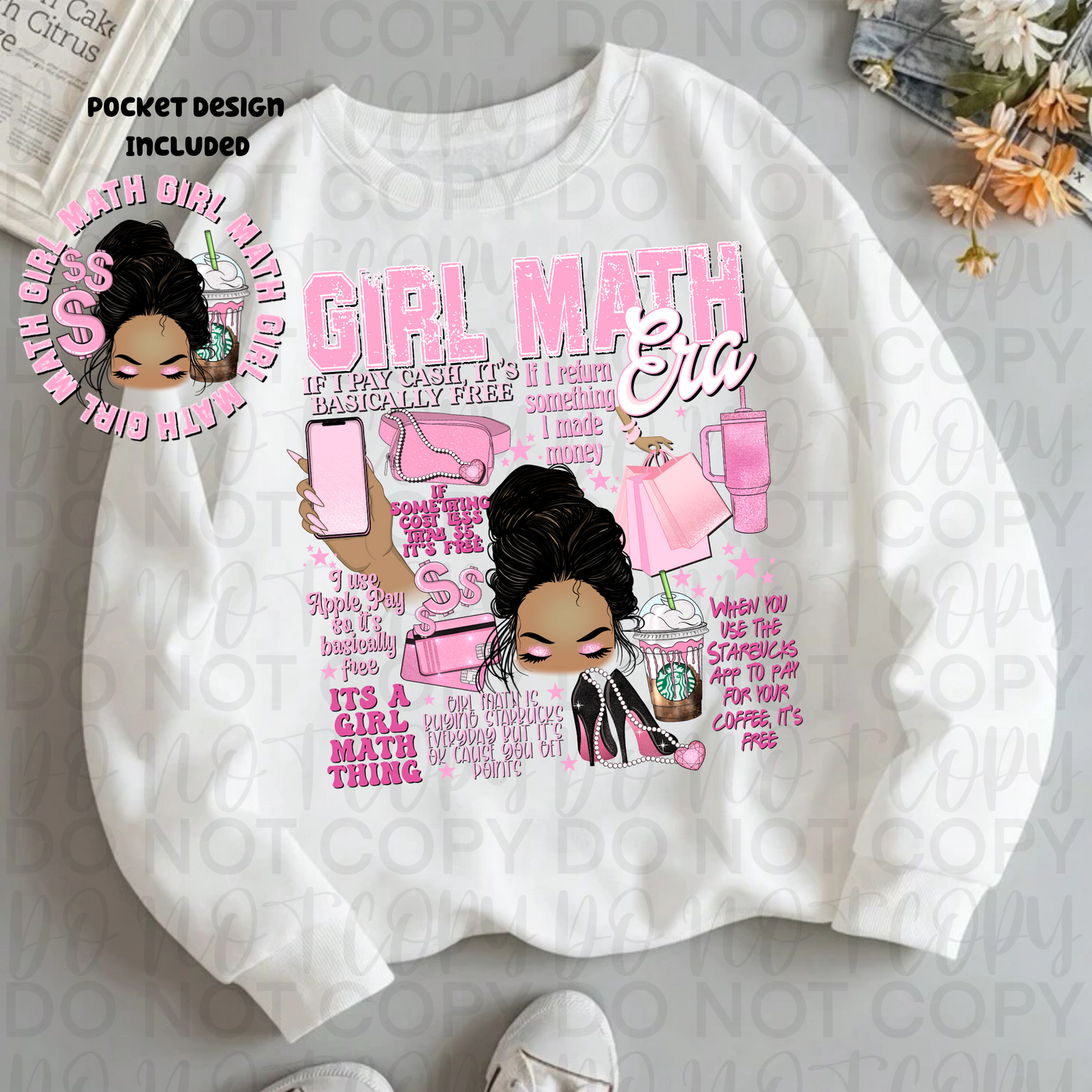Girl Math Dark Complexion