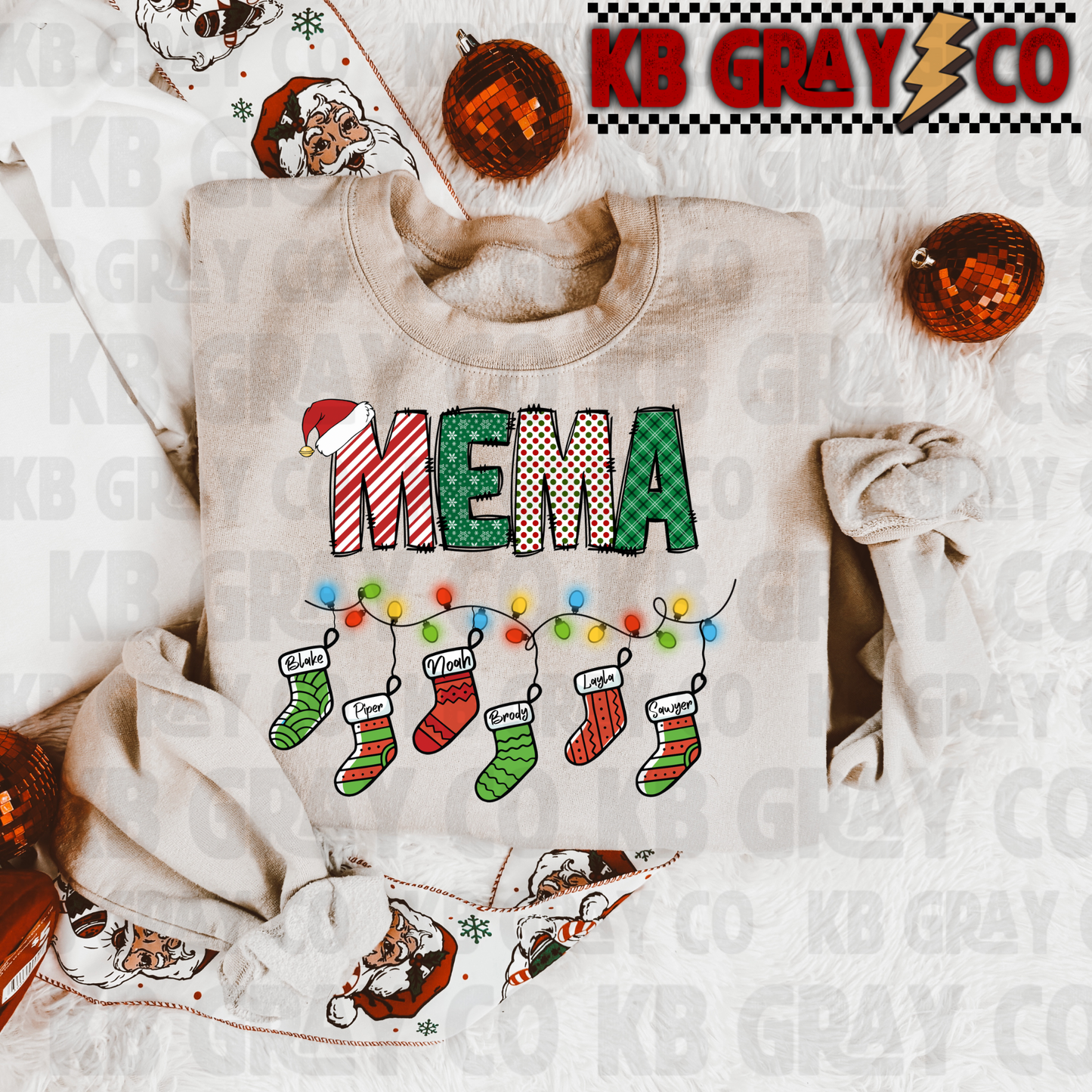 Custom Christmas Name and stockings