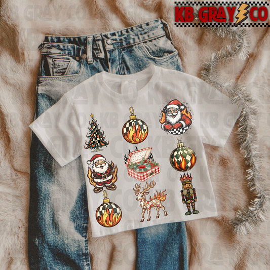 Edgy Christmas collage - Kids