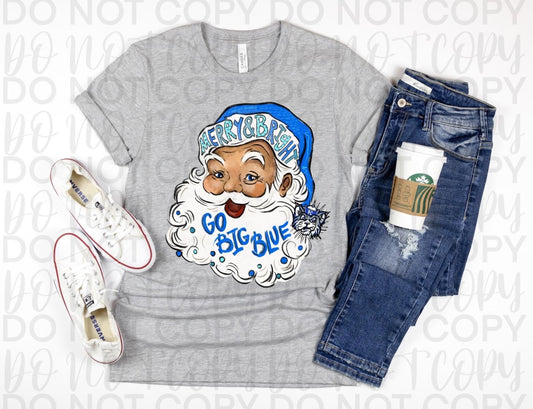 Go big blue Santa