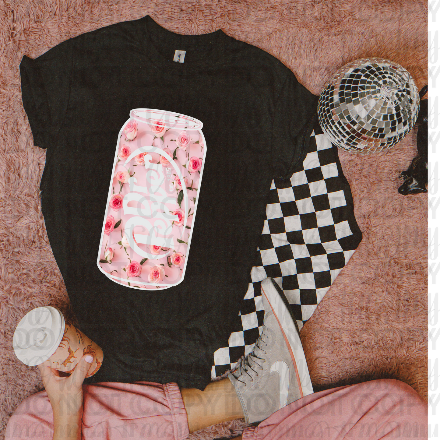 Floral Dr Pepper