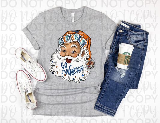 Go War Eagle Santa