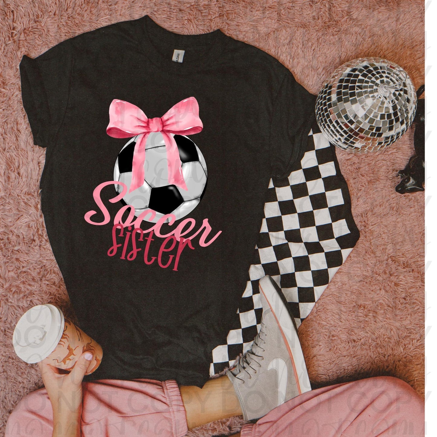 Soccer sister infant toddler and child