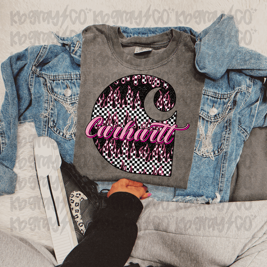 Carhartt - checkered flames