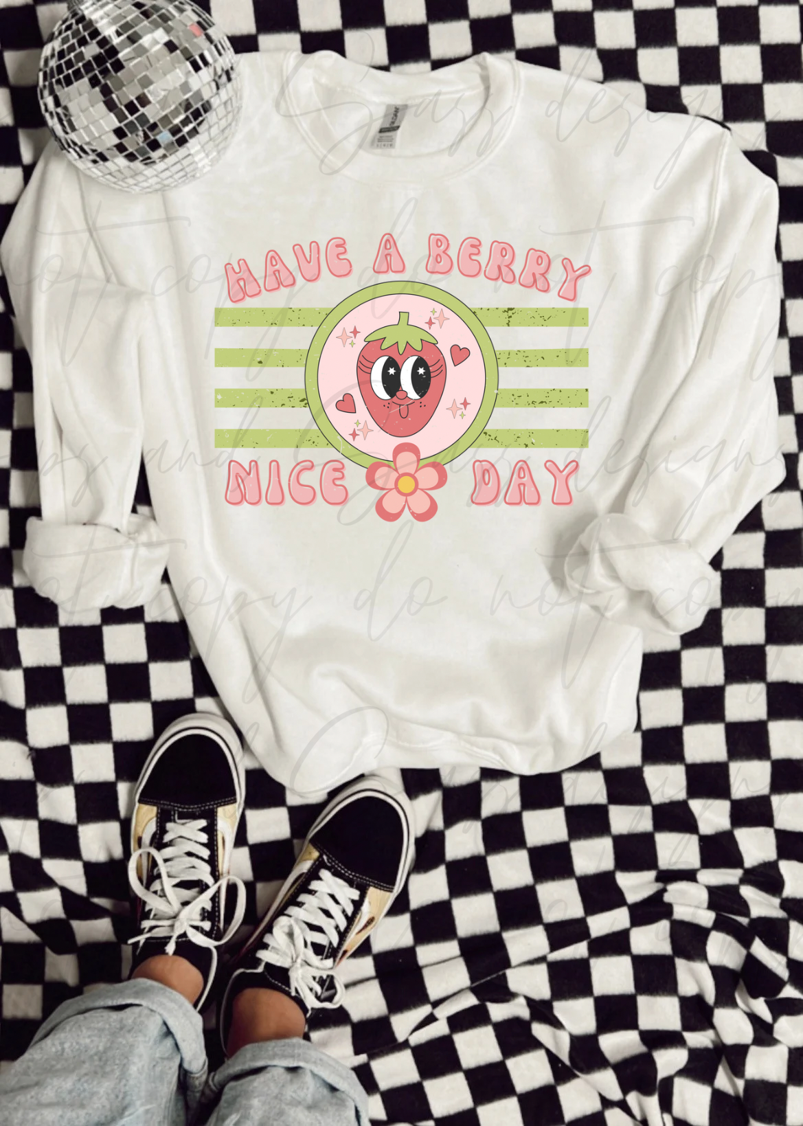 Have a berry nice day retro
