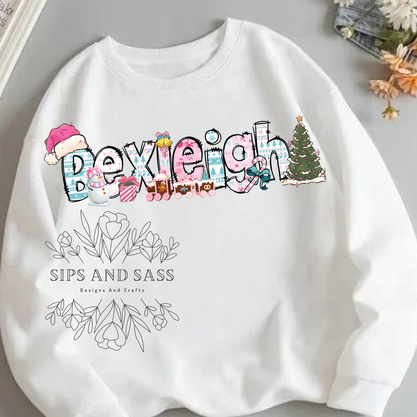 Custom winter name infant, toddler, child