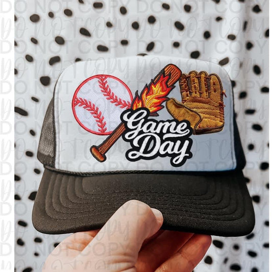 Game day baseball Trucker Hat