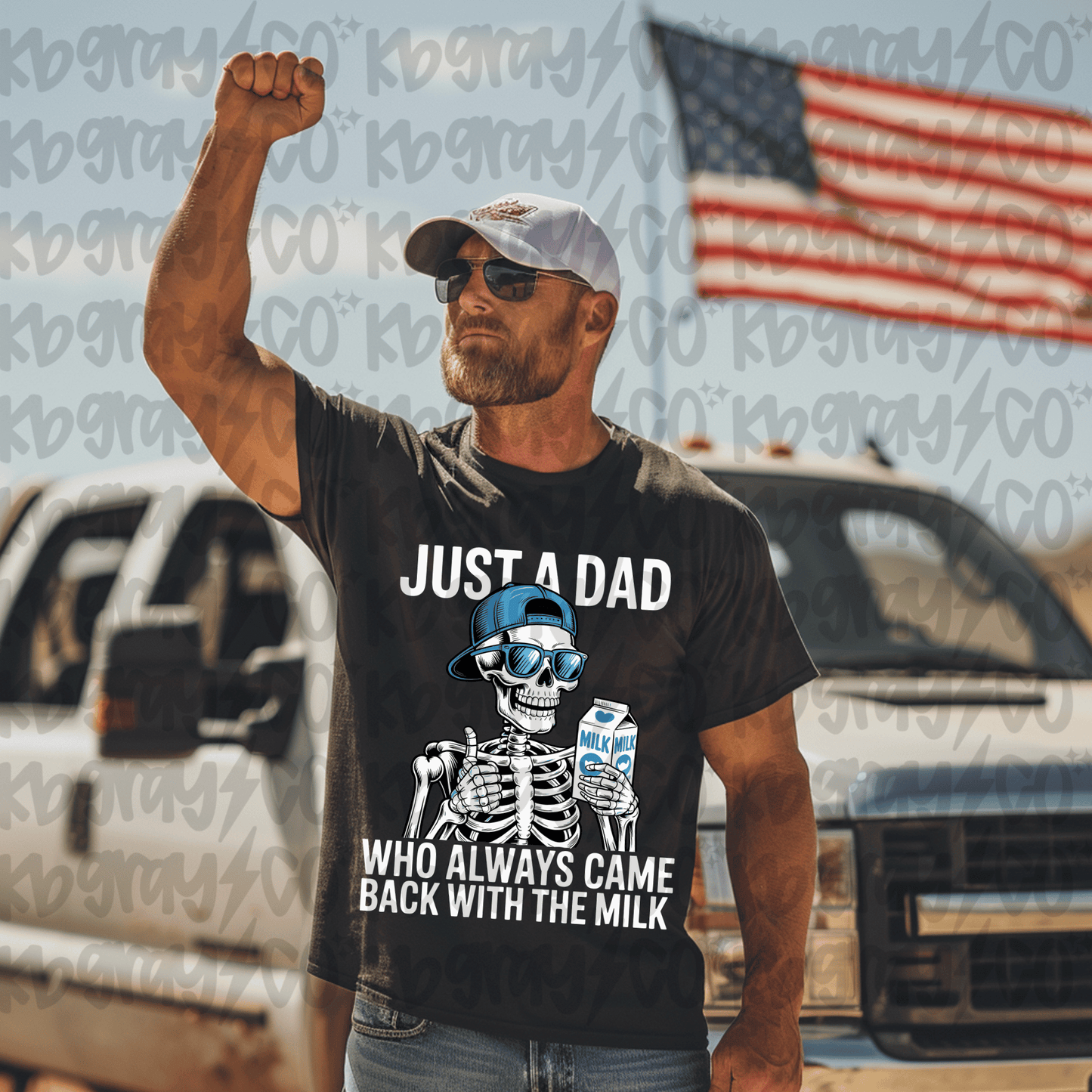 Just a dad who always came back with the milk