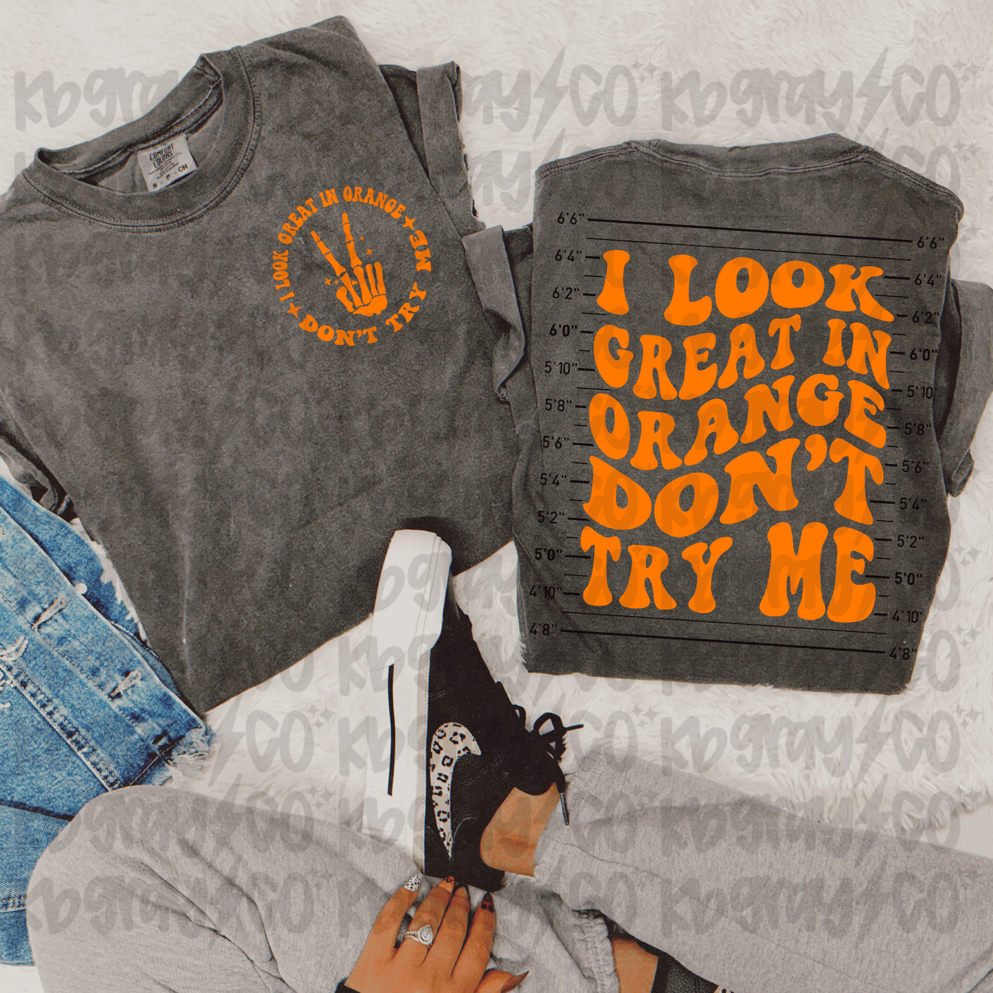 I look great in orange