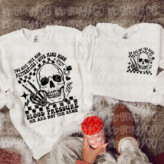 You give your man butterflies