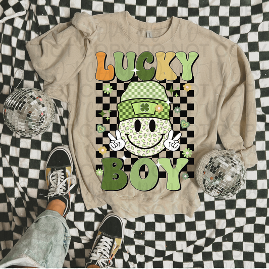 Lucky boy infant toddler and child