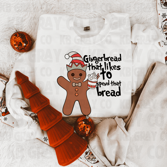 Gingerbread that likes to spend the bread