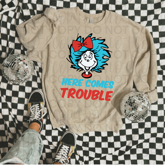 Here comes trouble infant toddler and child