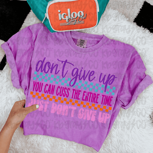 Don't give up