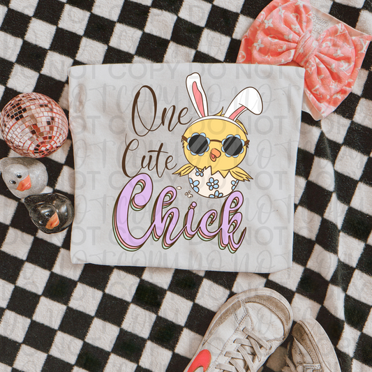 One cute chick infant toddler and child