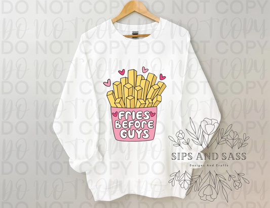 Fries before guys Infant toddler and child