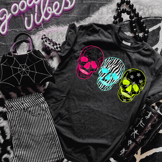 Neon Skulls