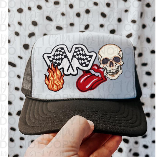 Skull kiss Trucker Hat