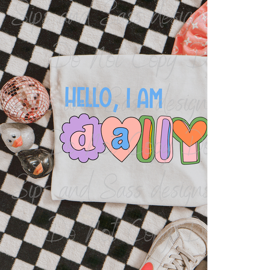 hello, I am Name