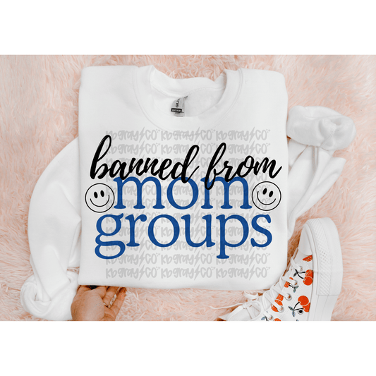 Banned from mom groups
