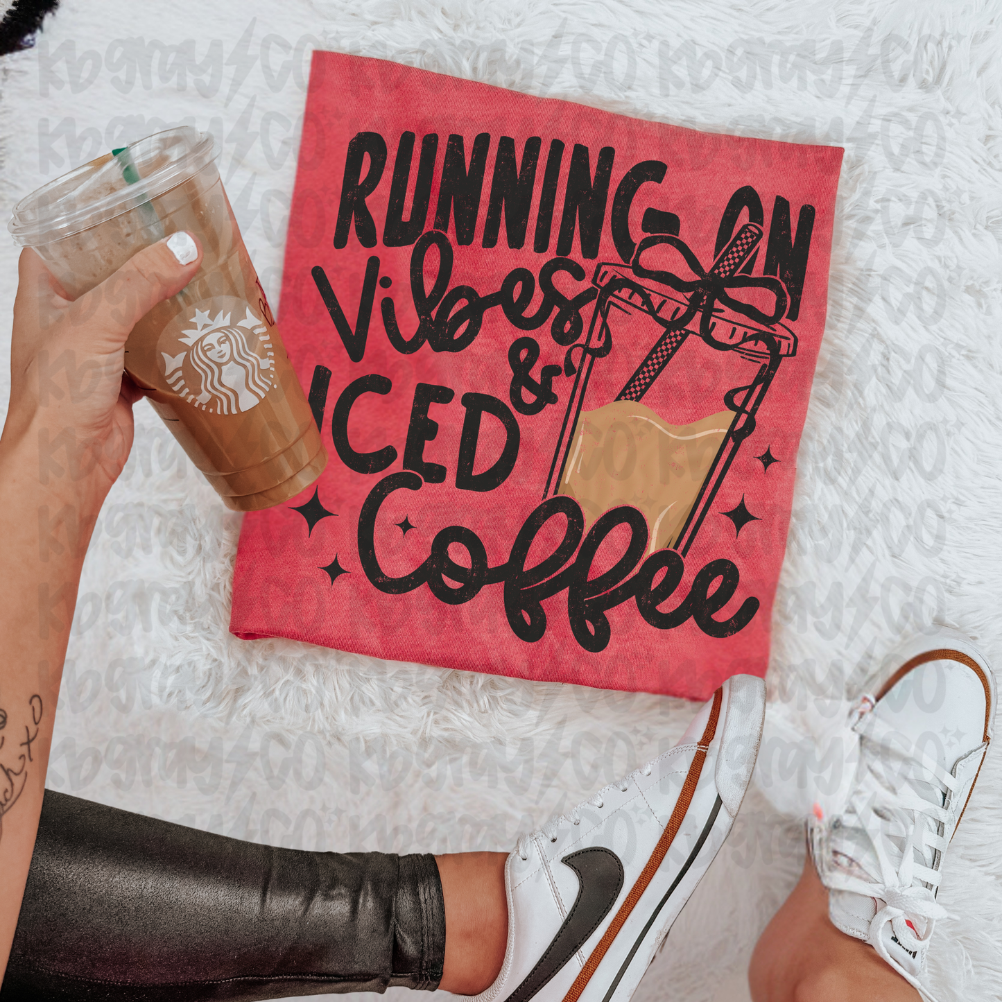 Running on vibes and iced coffee