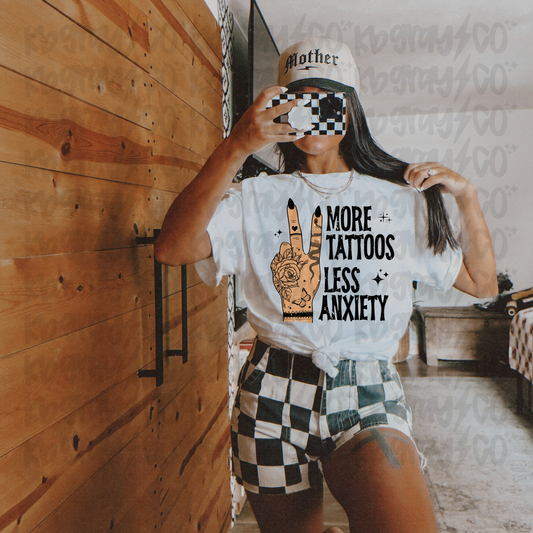 More tattoos less anxiety