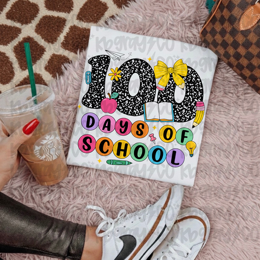 100 days of school - infant toddler and youth