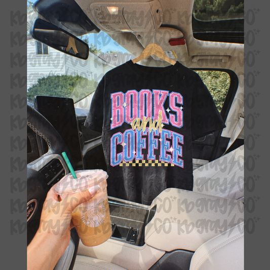 Books and coffee
