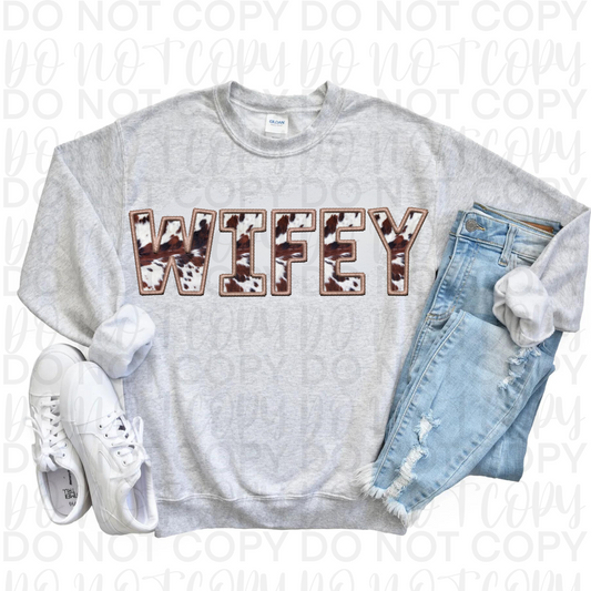 Wifey Cowprint
