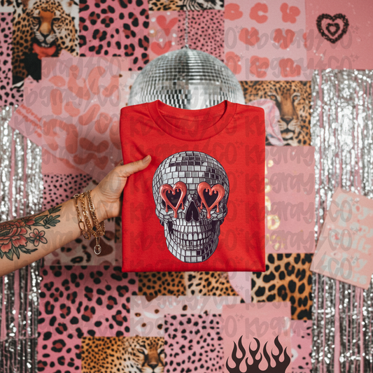 Disco ball skull