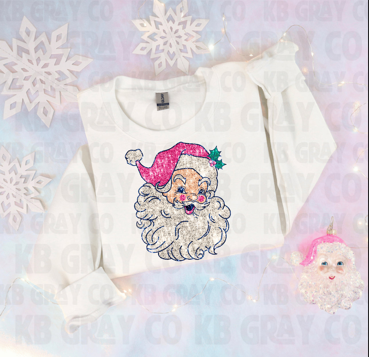 Faux Glitter Santa - KIDS