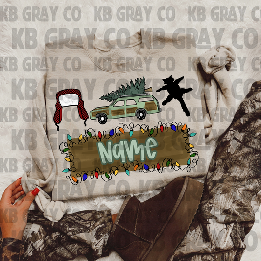 National lampoons Christmas custom name - kids