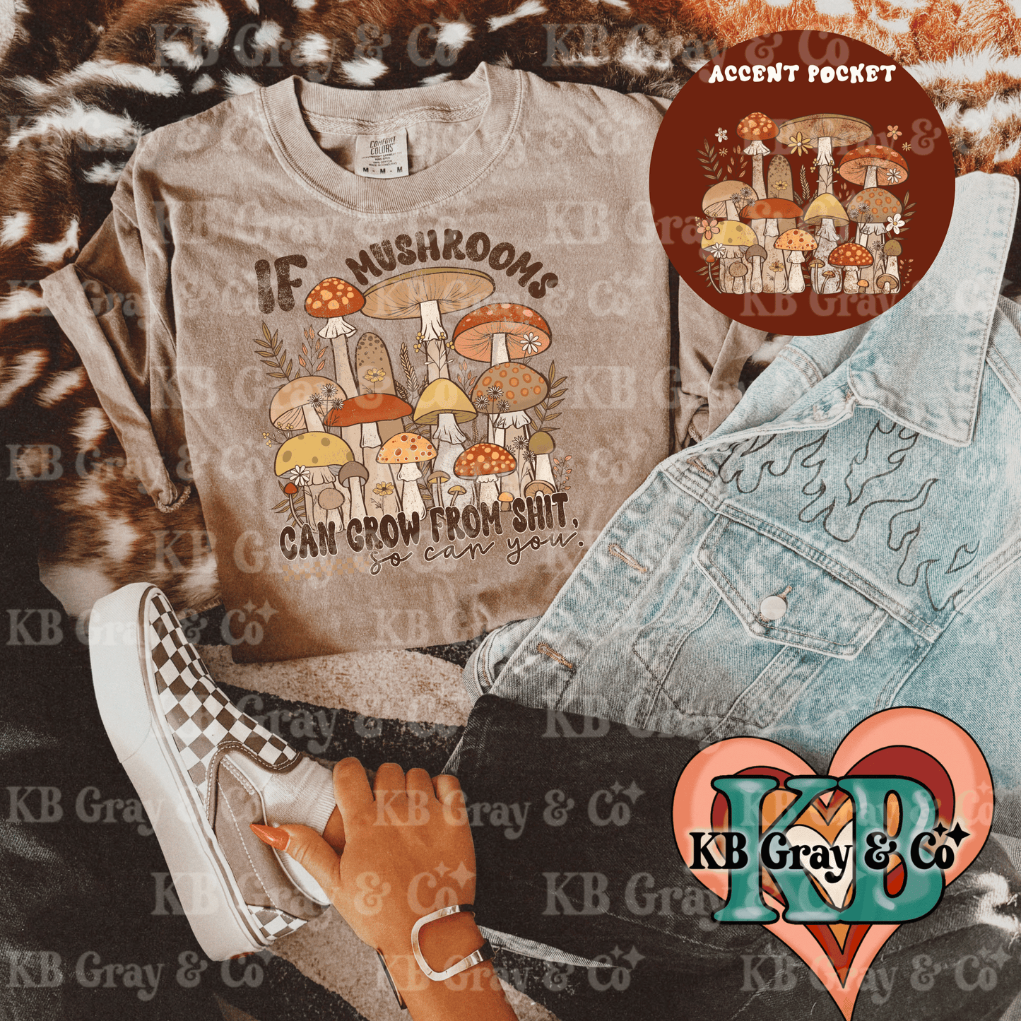 If mushrooms can grow from shit