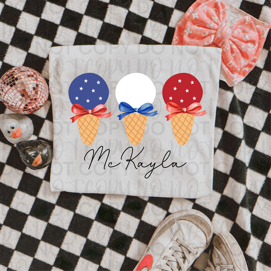 Customized ice cream infant toddler and child