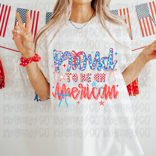 Proud to be an American