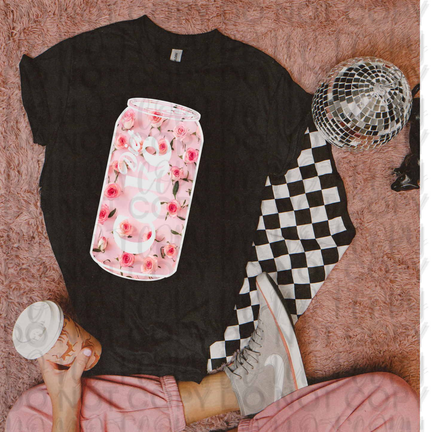 Floral Diet Coke