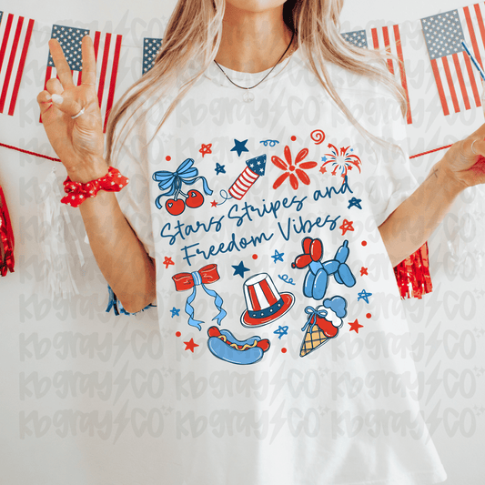 Stars stripes and freedom vibes
