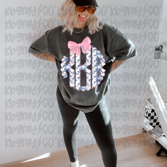 Custom coquette Monogram