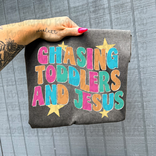 Chasing toddlers and Jesus