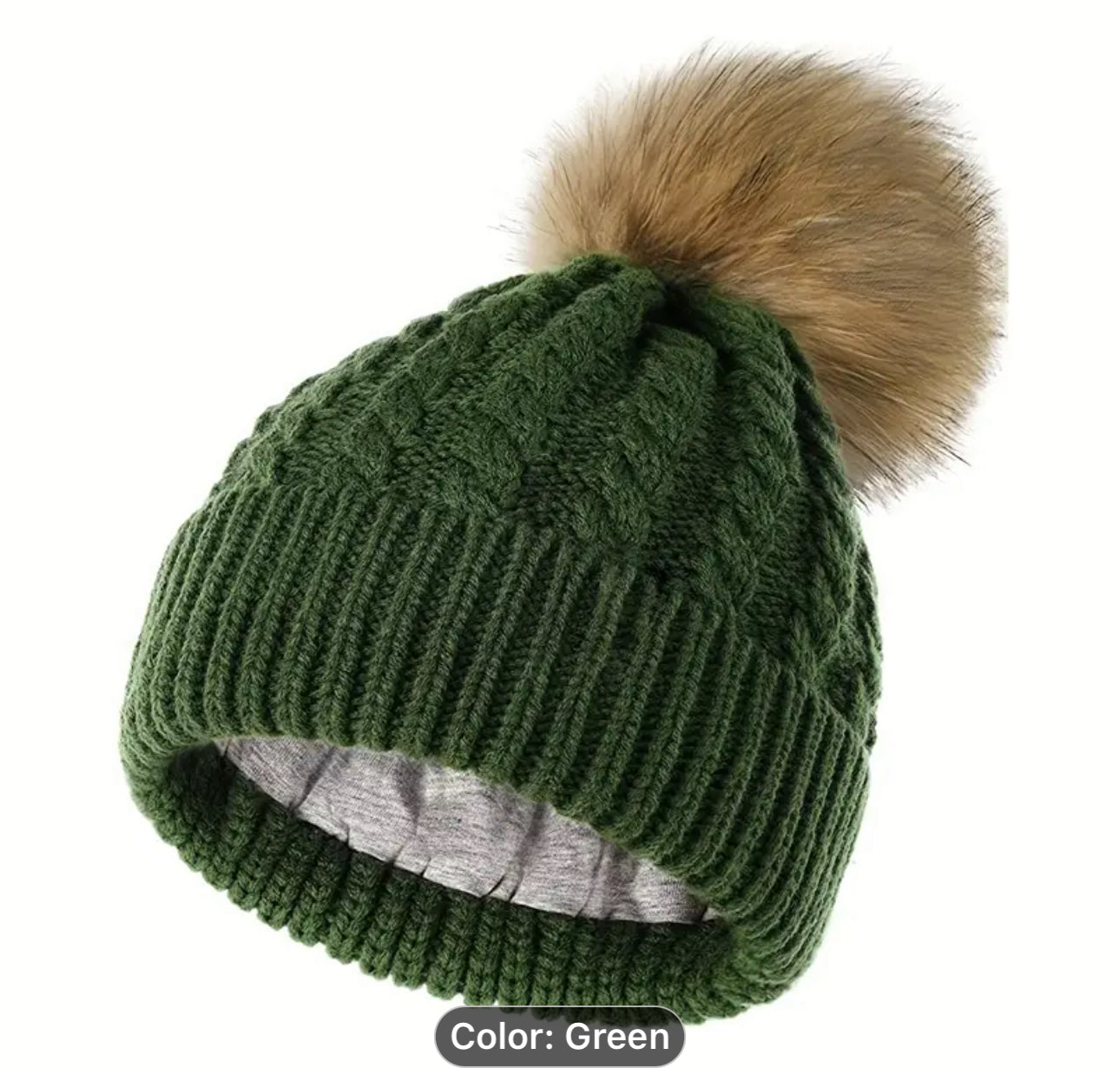 Customized Beanies single Pom