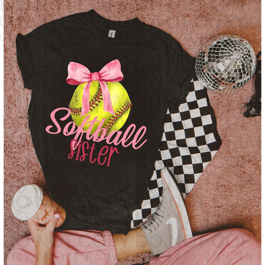 Softball Sister infant toddler and child