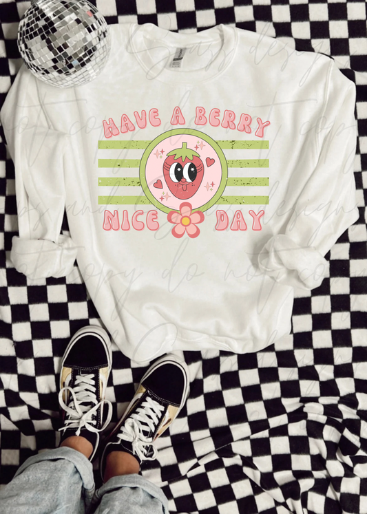 Have a berry nice day retro